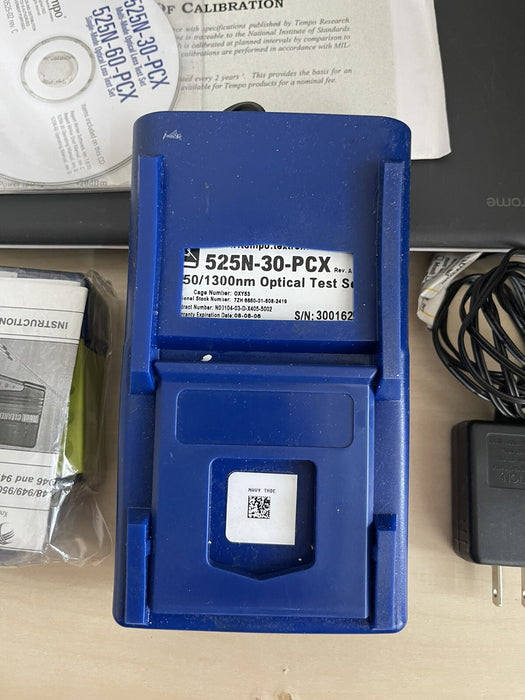 TEMPO 525N-30 - MULTIMODE OPTICAL FIBER 850/1300NM KIT PELICAN CASE GREENLEE