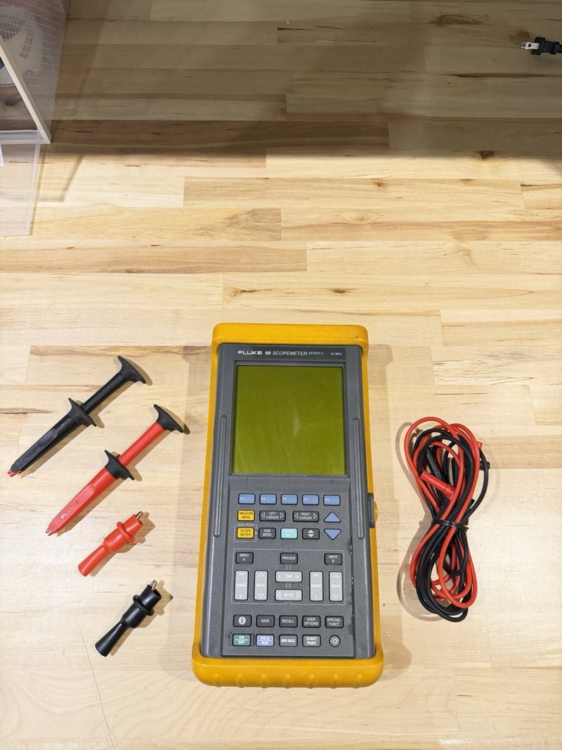FLUKE 99 SCOPEMETER SERIES II 50MHZ WITH ACCESSORIES