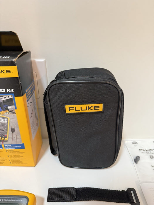 FLUKE 87V E2 INDUSTRIAL ELECTRICIAN COMBO KIT (NEW FACTORY SEALED) SHIPS FAST
