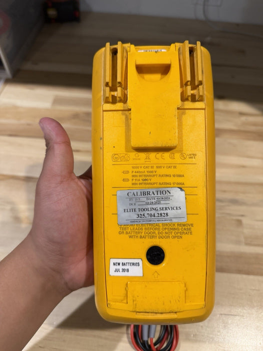 FLUKE 289 TRUE RMS DIGITAL MULTIMETER W/ LEADS & CLIPS (CALIBRATED 2025)