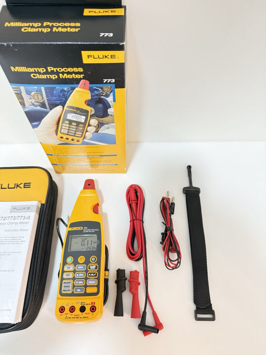 FLUKE 773 MILLIAMP PROCESS CLAMP/NEW SEALED (MFD-2024) - FREE SHIPPING