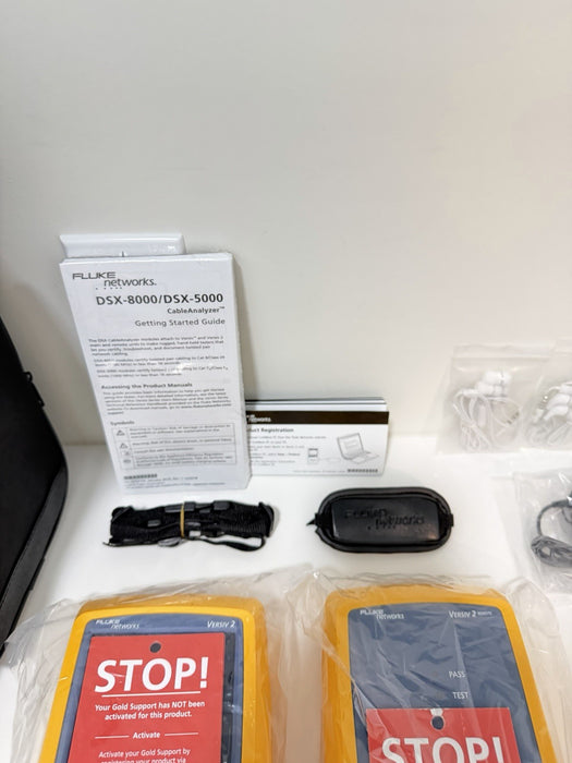 FLUKE NETWORKS DSX2-8000 ANALYZER/GLD 1 YEAR SUPPORT NEW SEALED