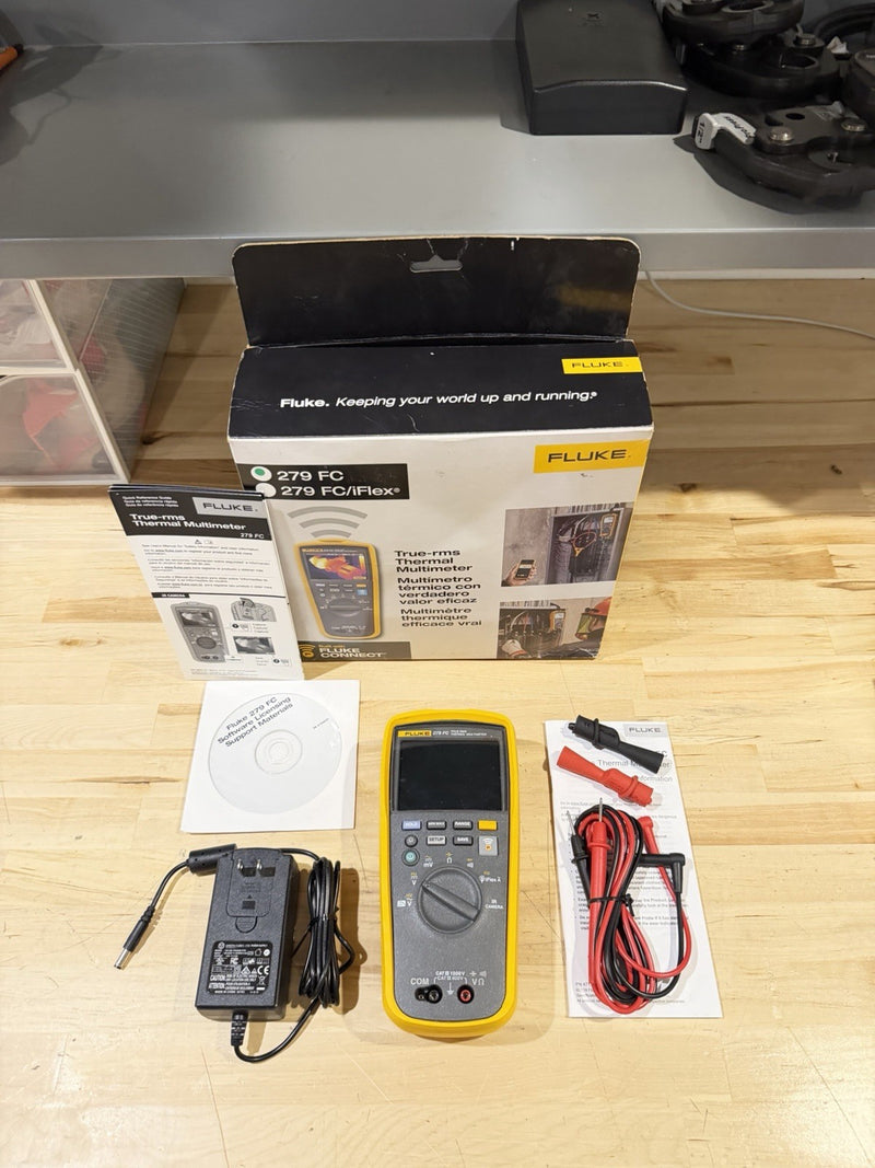 FLUKE 279 FC TRUE-RMS THERMAL MULTIMETER KIT (SHIPS FAST) FREE SHIPPING - NEW
