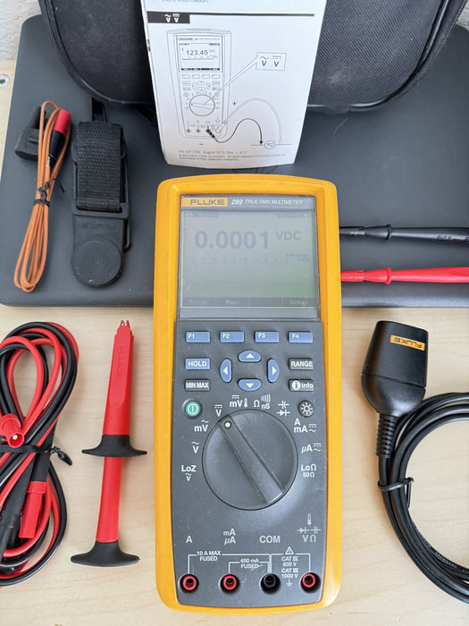 FLUKE 289 FVF DIGITAL MULTIMETER WITH ACCESSORIES