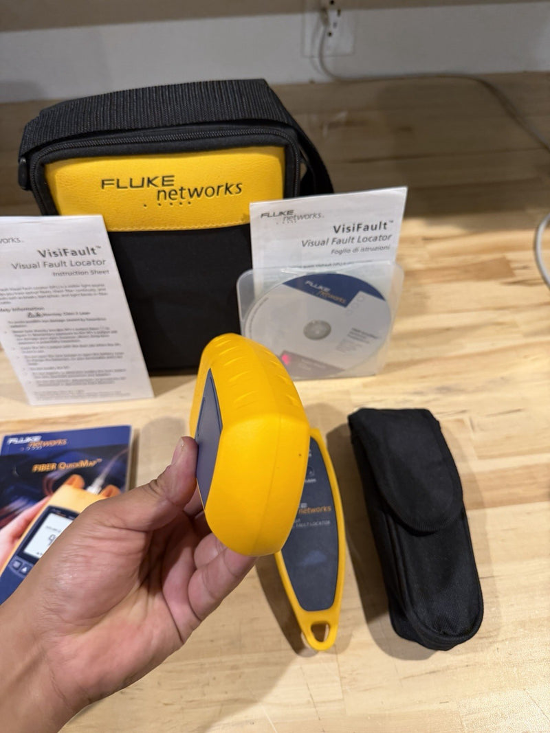 FLUKE NETWORKS FIBER QUICKMAP & VISUAL FAULT LOCATOR (TESTED) SHIPS FAST