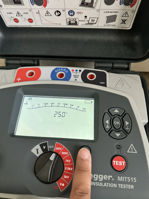 MEGGER MIT515 5KV INSULATION RESISTANCE TESTER