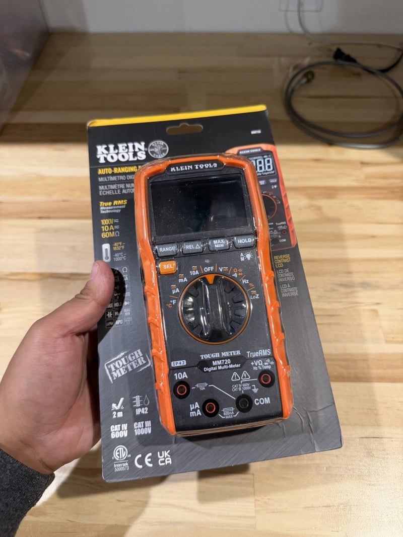 KLEIN TOOLS MM720 AUTO-RANGING DIGITAL MULTIMETER