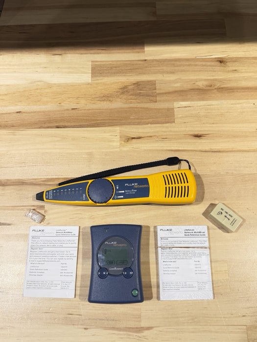 FLUKE NETWORKS LINKRUNNER WITH INTELLITONE 100 PROBE TESTED