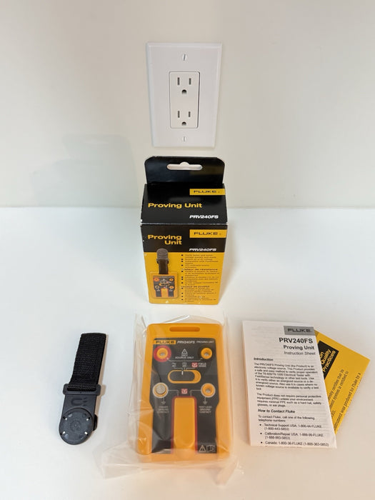 FLUKE PRV240FS PROVING UNIT & MAGNETIC HANGING STRAP (NEW FACTORY SEALED) NEW