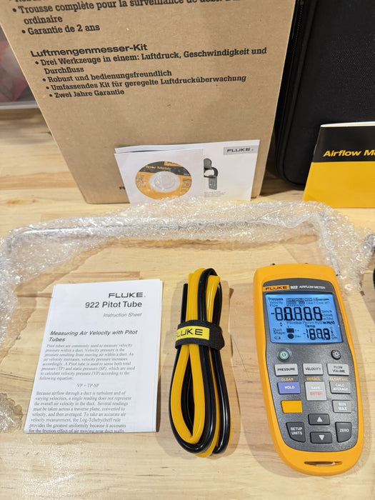 FLUKE 922 AIRFLOW METER KIT