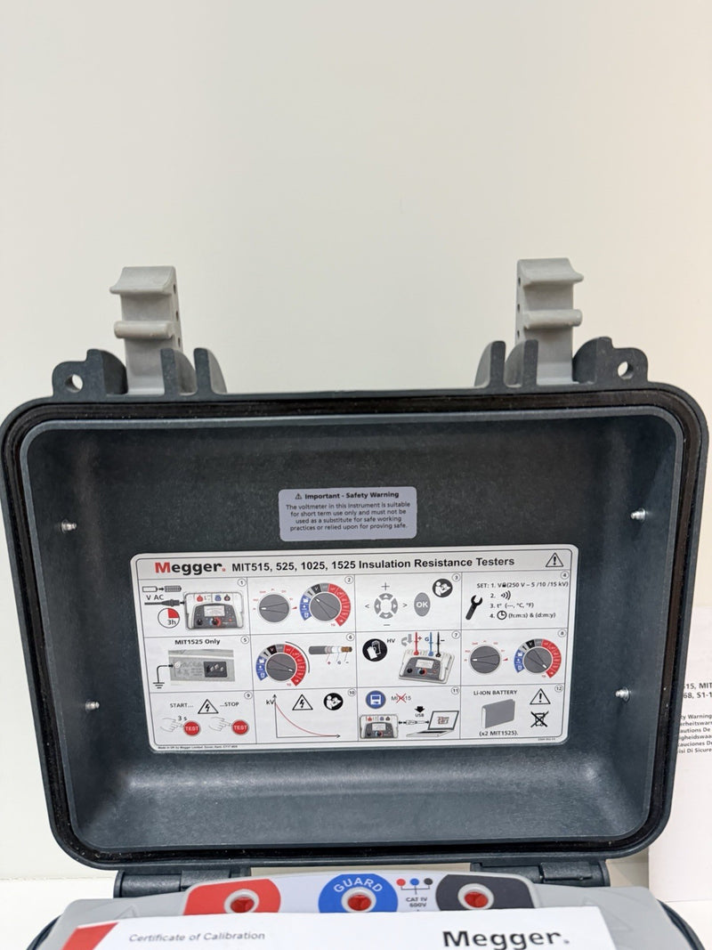 MEGGER MIT515 5KV INSULATION TESTER KIT W/ ACCESSORIES (NEW SEALED) SHIPS FREE