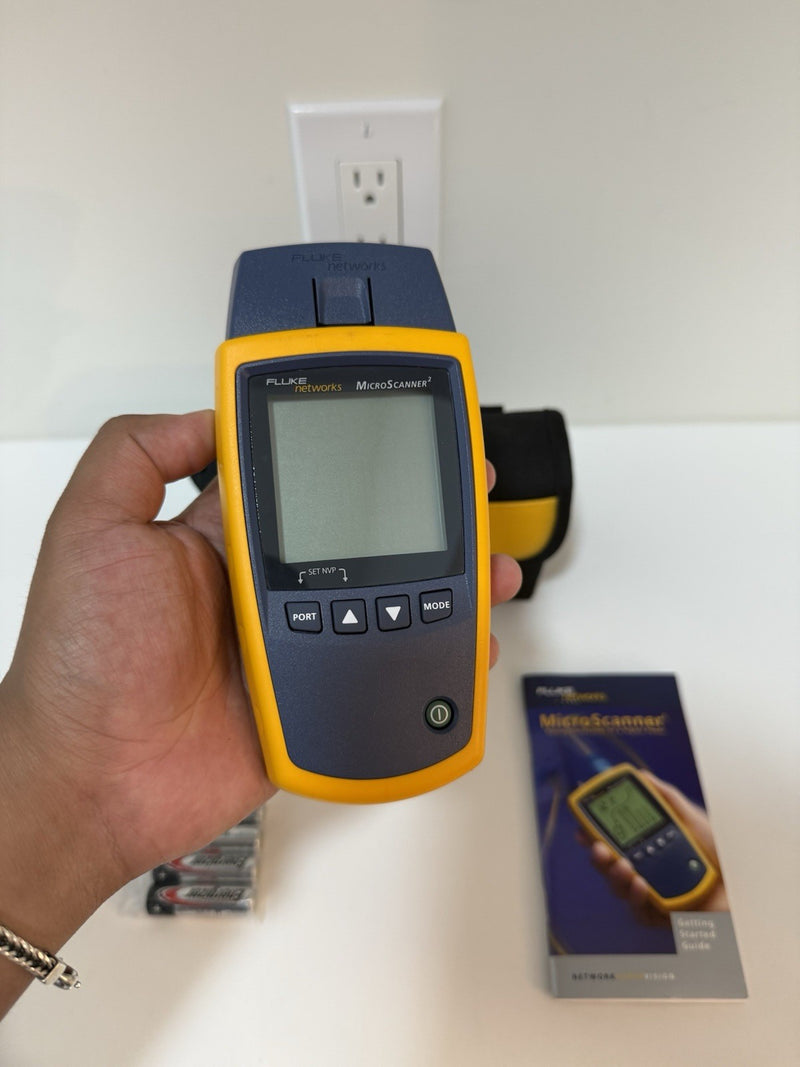 FLUKE NETWORKS MS2-100 MICROSCANNER 2 TESTED