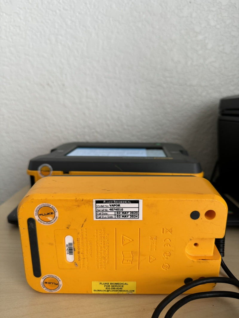 FLUKE VT650 GAS FLOW ANALYZER CALIBRATED 2024 WITH FLUKE VAPOR & CHARGER & BAG