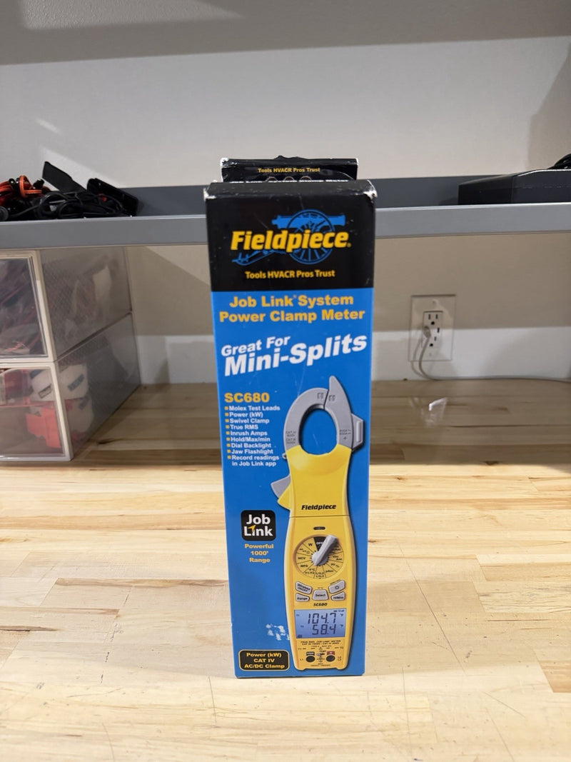 FIELDPIECE SC680 TRUE RMS JOB LINK METER (NEW FACTORY SEALED) FREE SHIPPING