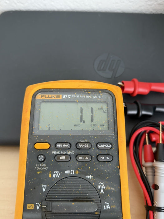 FLUKE 87V TRUE RMS MULTIMETER WITH LEADS