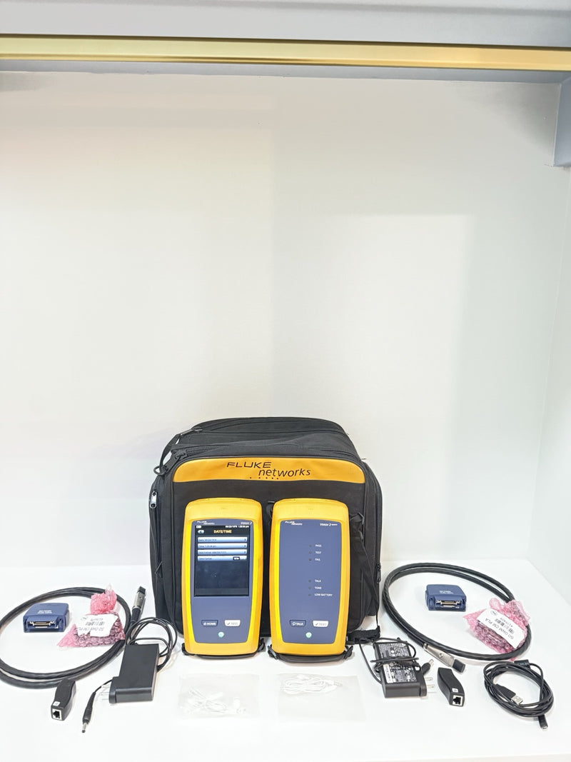 FLUKE NETWORKS DSX2-5000 VERSIV CAT6A CABLE CERTIFIER TESTER KITCALIBRATED2024