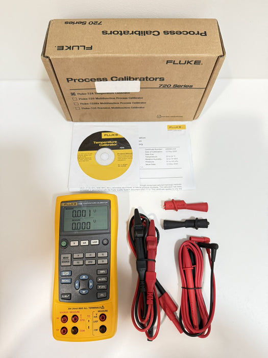 FLUKE 724 TEMPERATURE CALIBRATOR METER / NEW SEALED - SHIPS FAST