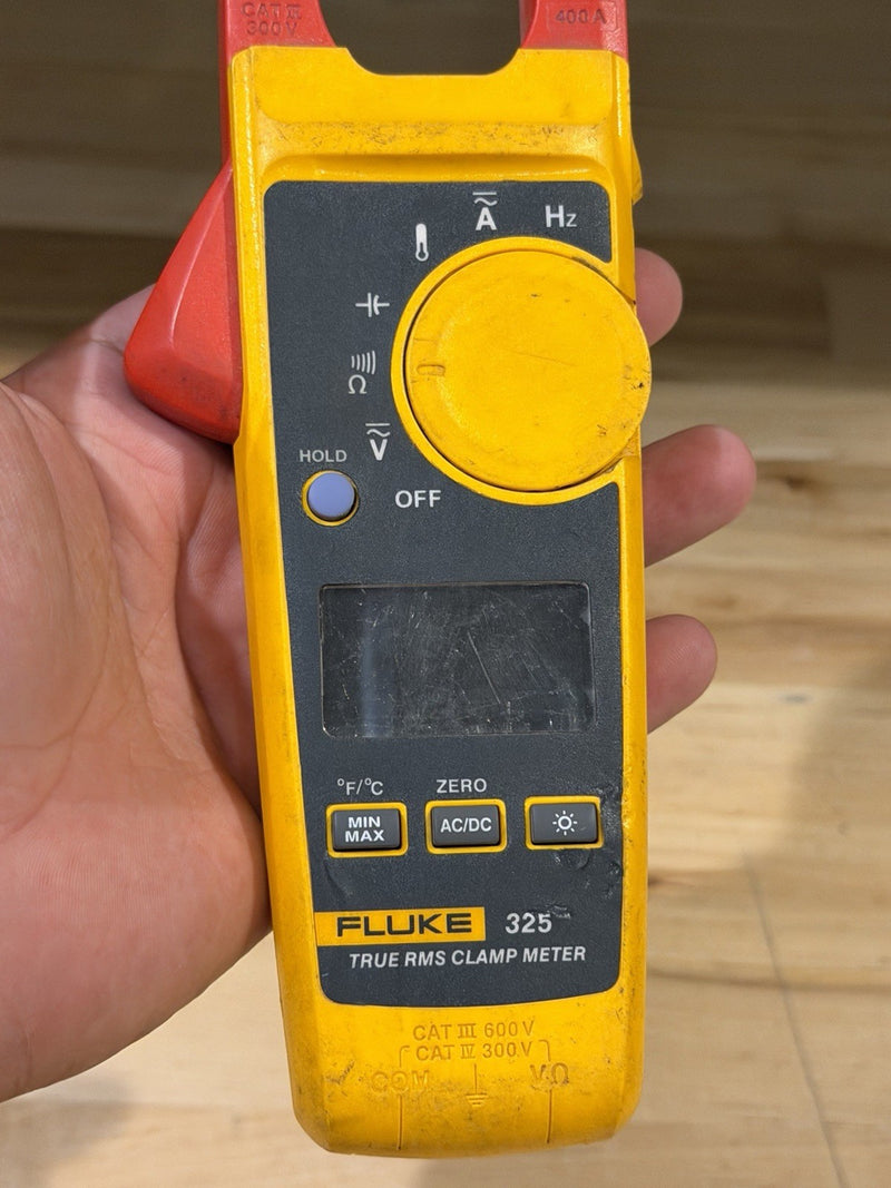 FLUKE 325 TRUE RMS CLAMP METER (PARTS ONLY) FOR PARTS - SHIPS FAST