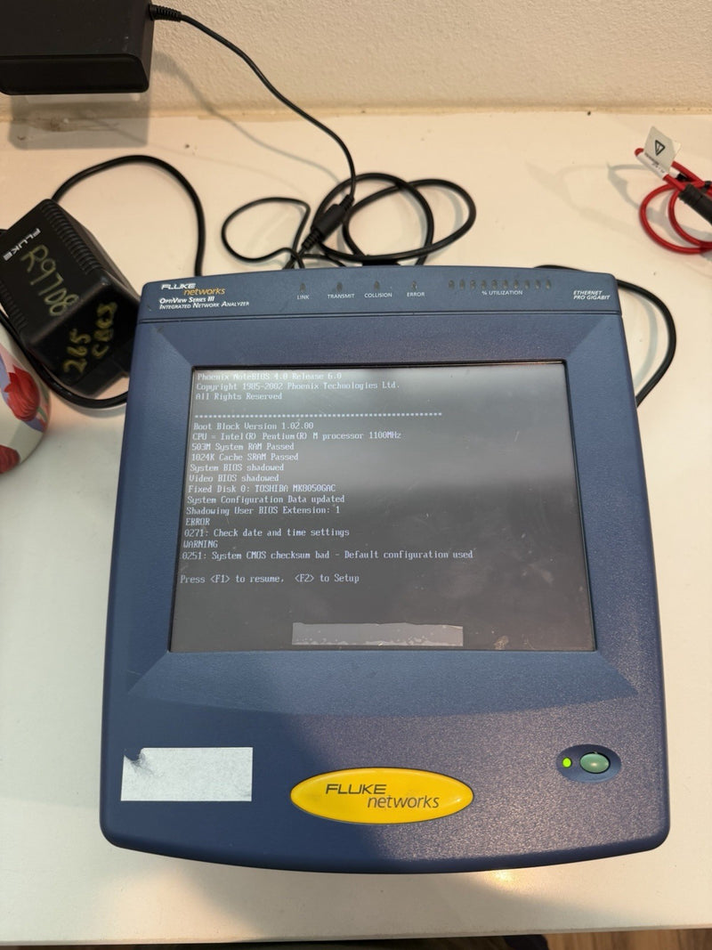 FLUKE NETWORKS OPTIVIEW SERIES III INTEGRATED NETWORKS ANALYZER