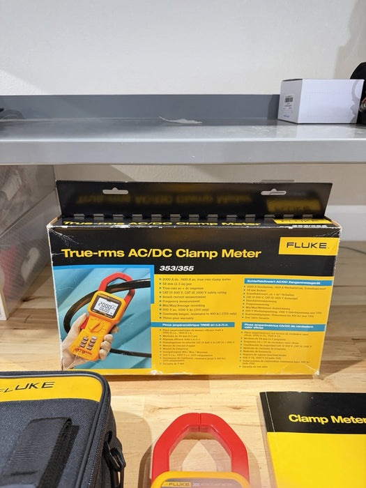 FLUKE 355 AC/DC CLAMP METER 2000A TESTED