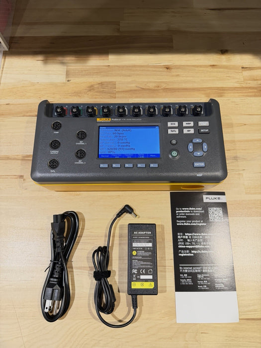 FLUKE BIOMEDICAL PROSIM 8 VITAL SIGNS SIMULATOR TESTED