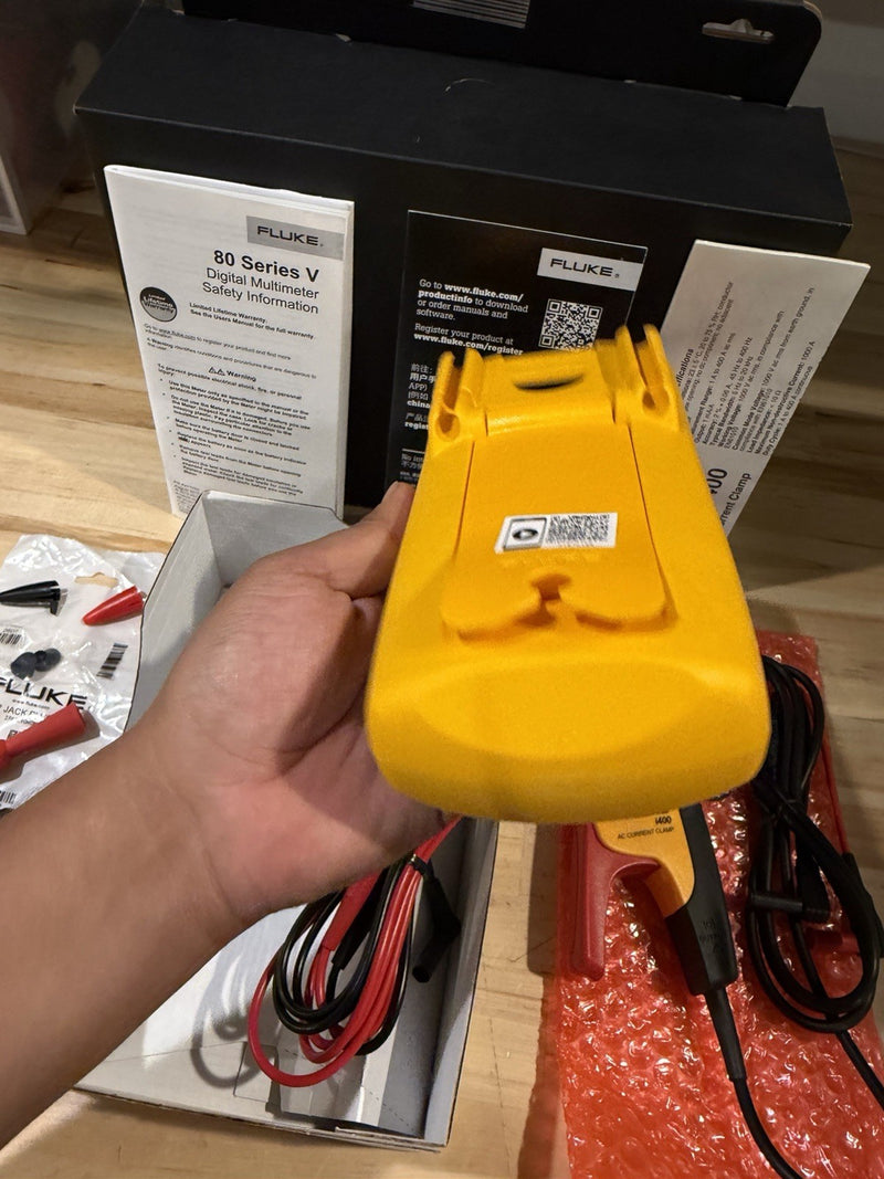 FLUKE 87V/IMSK INDUSTRIAL MULTIMETER SERVICE KIT WITH I400 AC CURRENT CLAMP