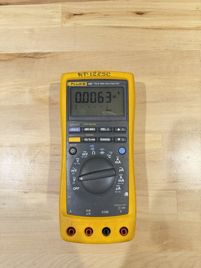 FLUKE 187 TRUE RMS MULTIMETER FOR PARTS