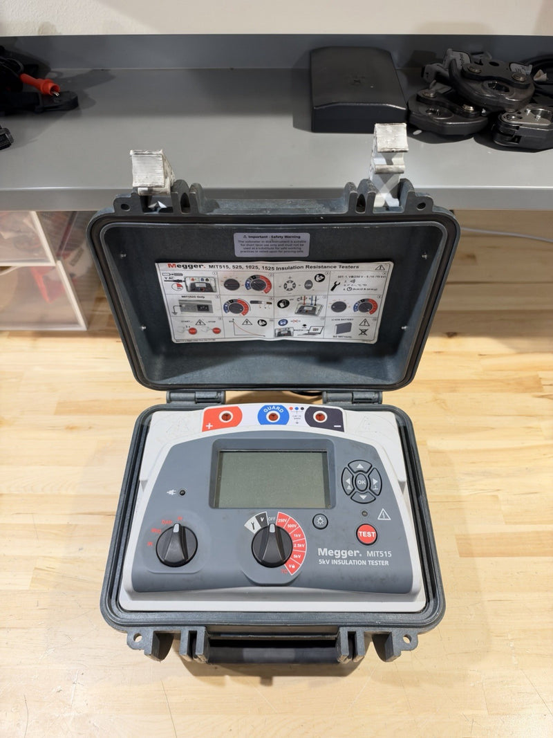 MEGGER MIT515 5KV INSULATION TESTER (PARTS ONLY) FOR PARTS
