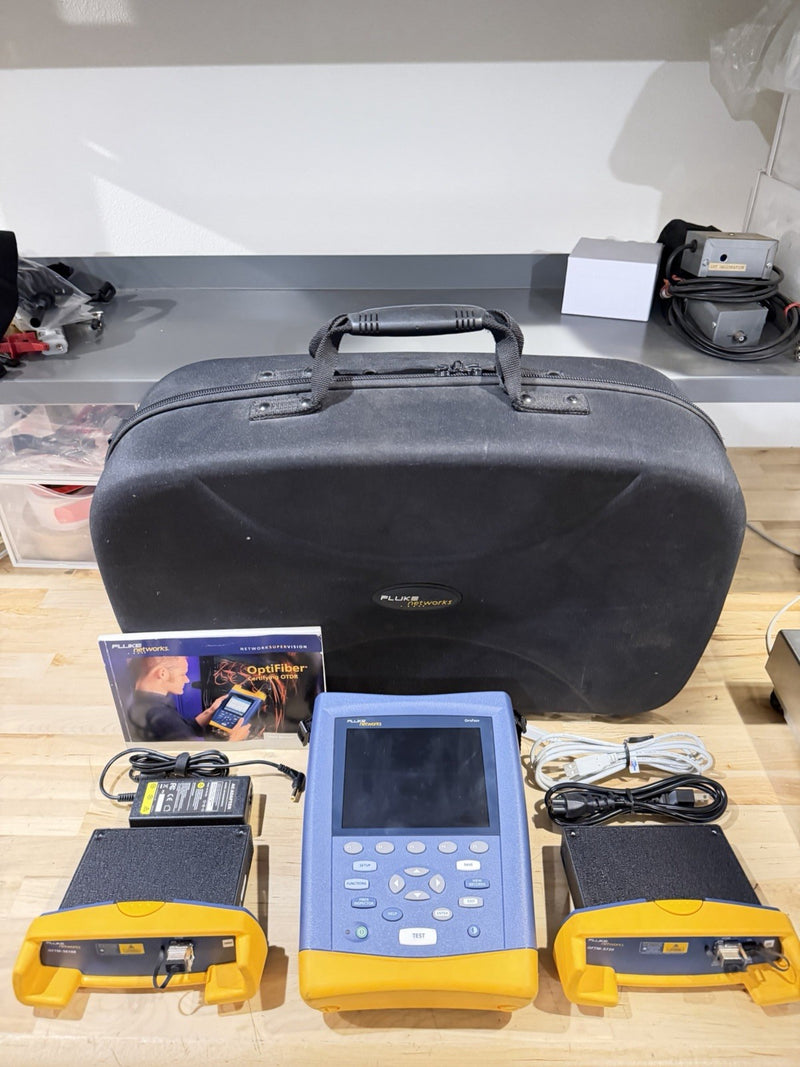 FLUKE NETWORKS OPTIFIBER WITHOFTM-5610B & OFTM-5730 TESTED