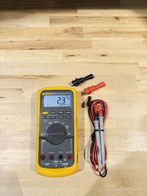 FLUKE 87V TRUE RMS MULTIMETER WITH LEADS TESTED