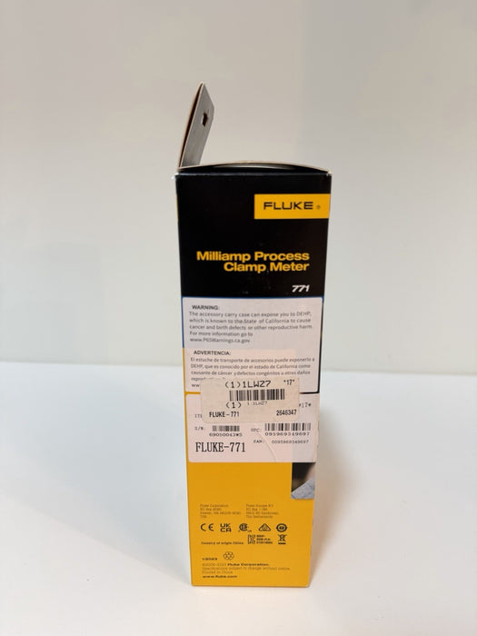 FLUKE 771 MILLIAMP PROCESS CLAMP METER CALIBRATED 2025 NEW