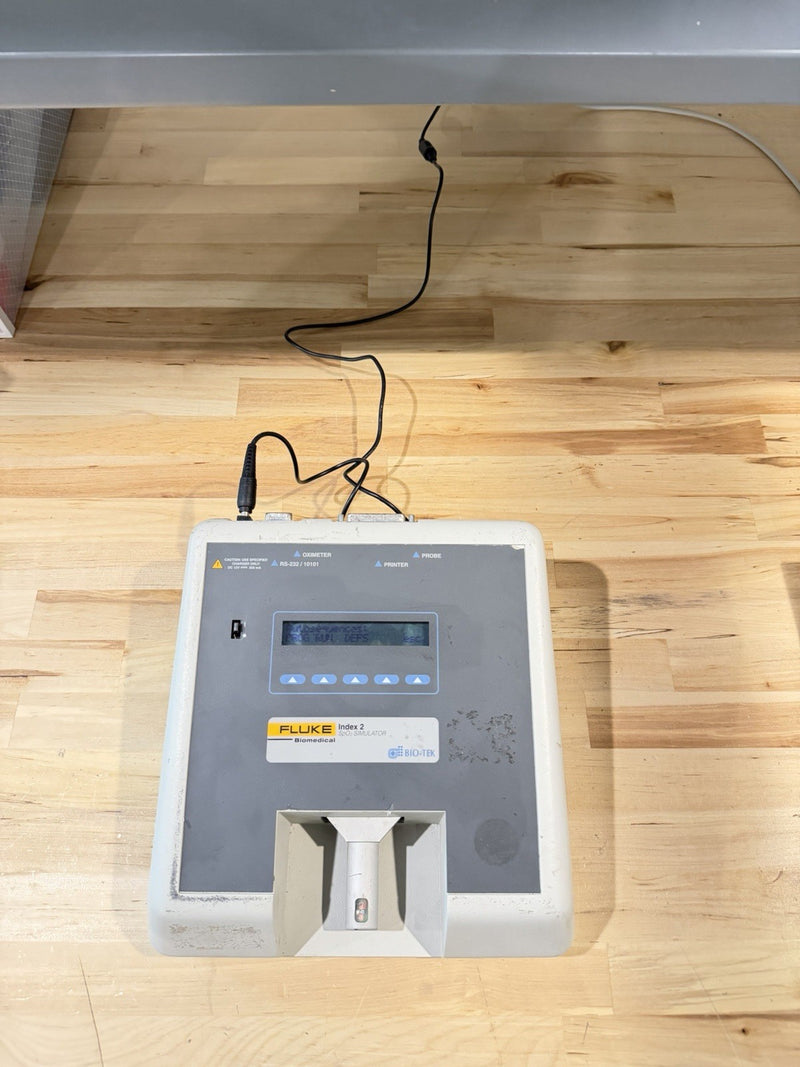 FLUKE BIOMEDICAL INDEX 2 SPO2 SIMULATOR & CHARGER