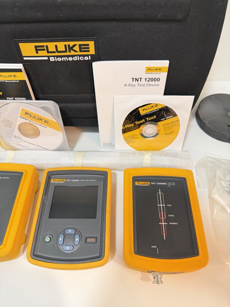 FLUKE BIOMEDICAL TNT 12000D W DOSEMATE 12000WD KIT & ACCESSORIES KIT TESTED