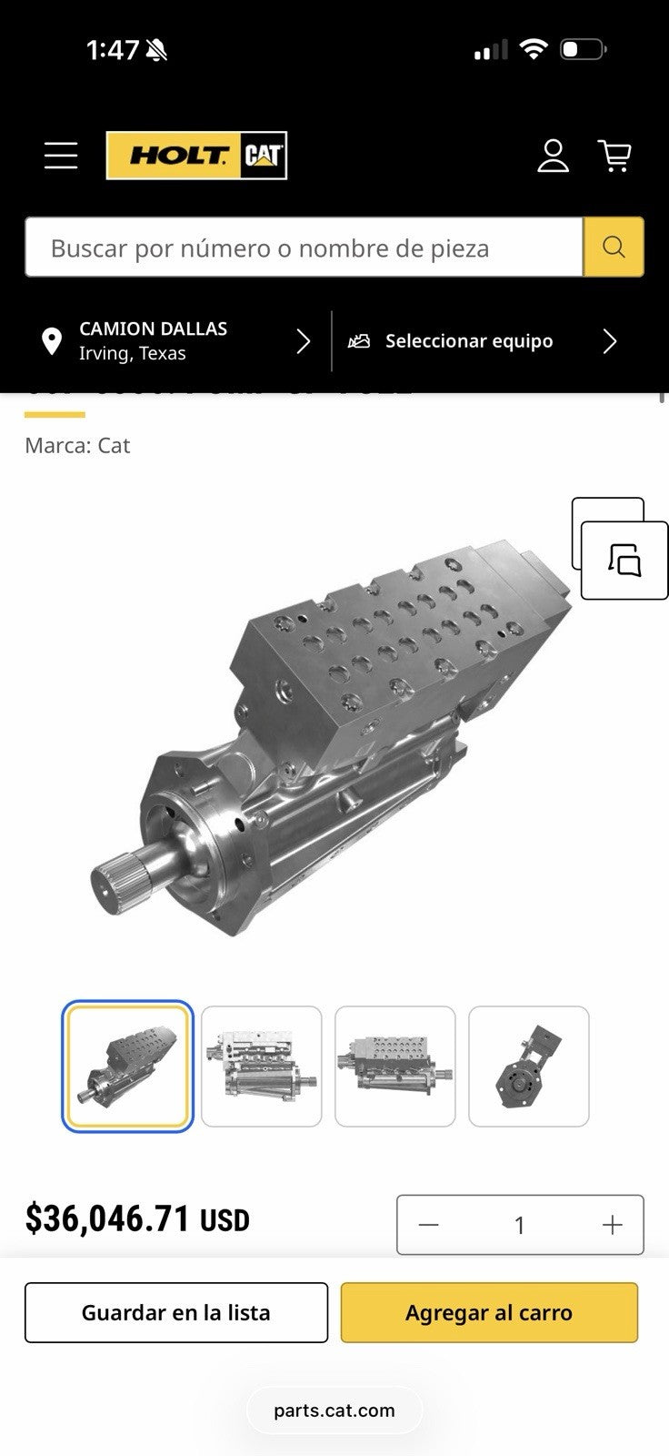 CAT 567-8386 PUMP GP FUEL