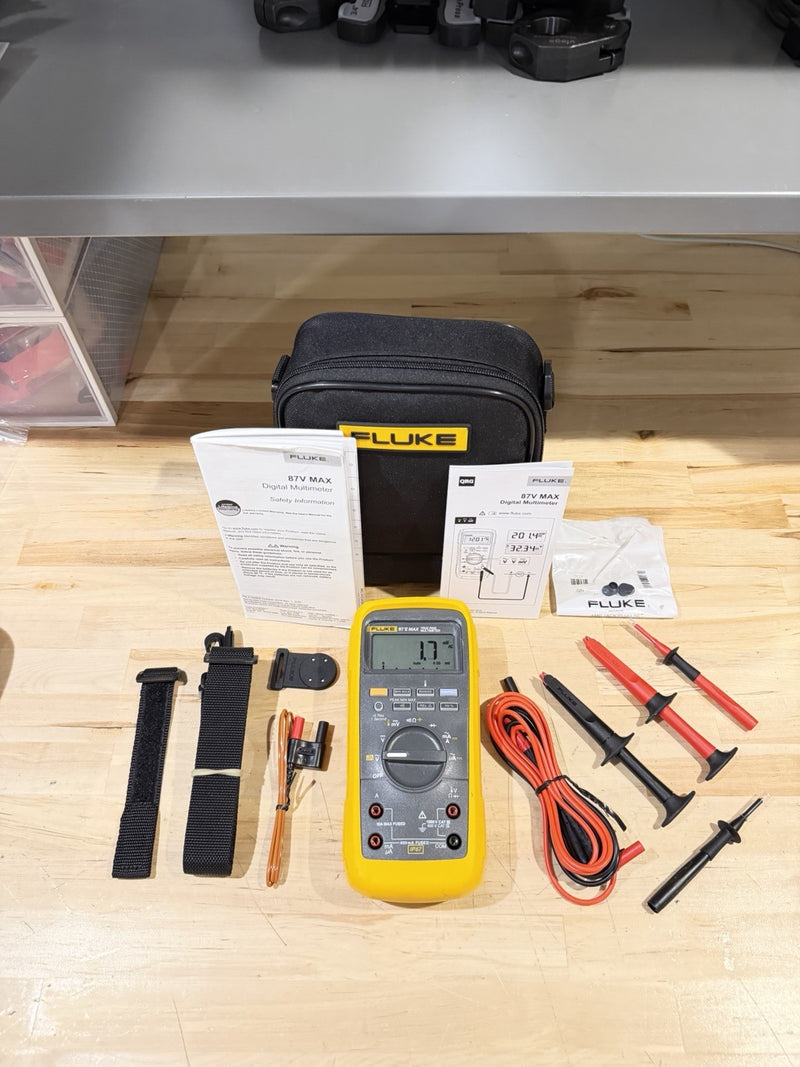 FLUKE 87V MAX TRUE RMS MULTIMETER KIT (FREE SHIPPING) NEW
