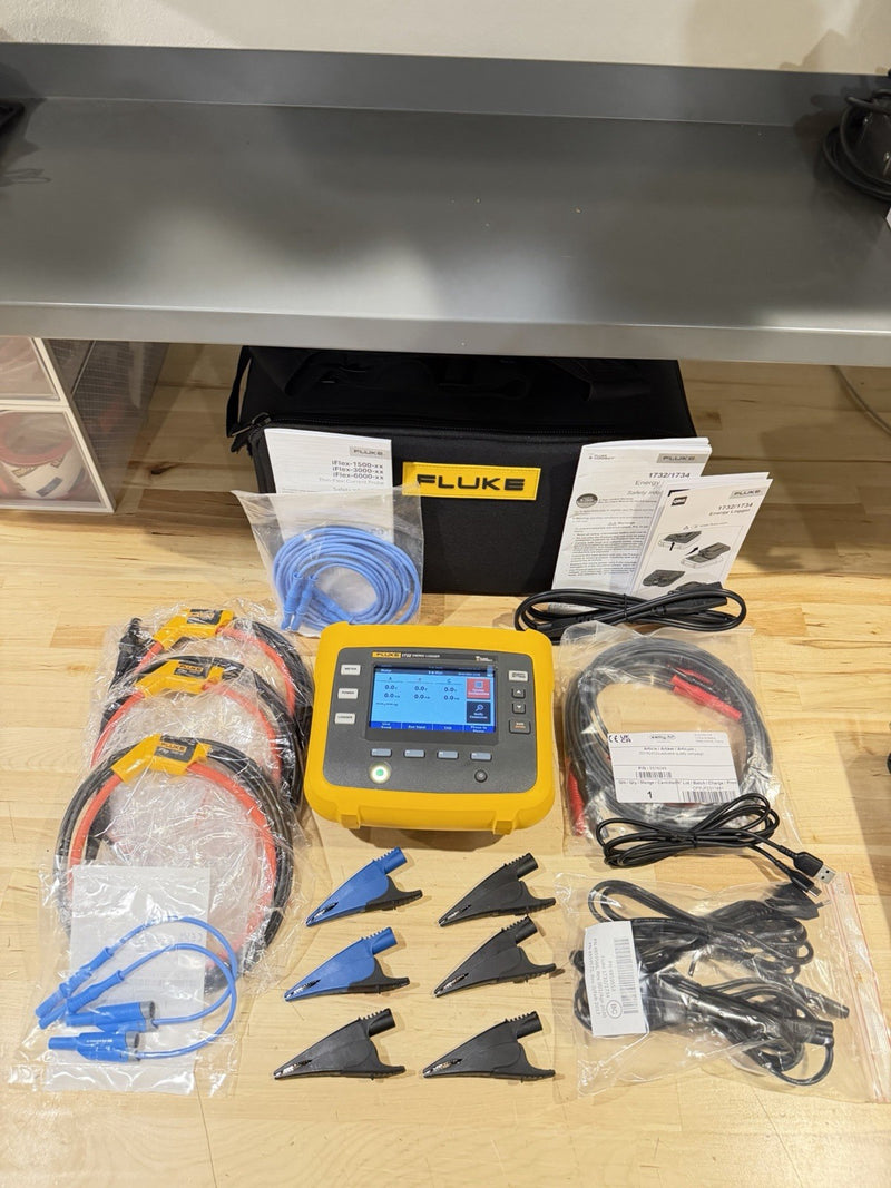 FLUKE 1732/EUS ENERGY LOGGER BOX KIT- SHIPS FAST (FREE SHIPPING)