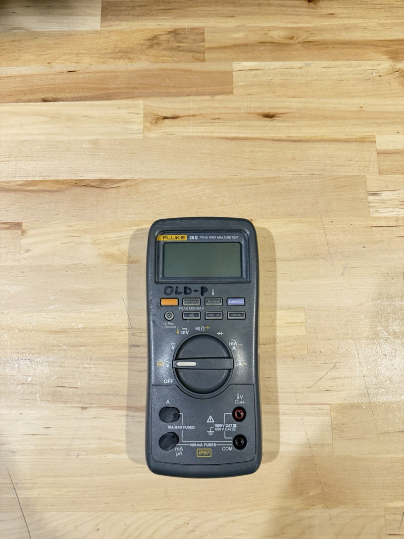 FLUKE 28 II TRUE RMS MULTIMETER FOR PARTS