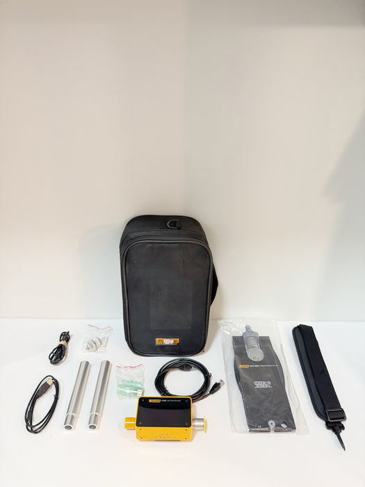 FLUKE BIOMEDICAL VT305 GAS FLOW ANALYZER W/ ACCESSORIES (TESTED) FREE SHIPPING