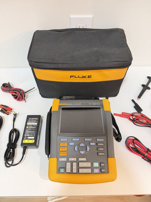 FLUKE 190-502 SCOPEMETER 2CH 500MHZ 5GS/S TESTED