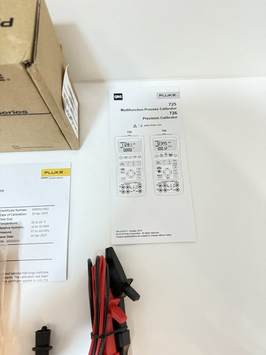 FLUKE 725 MULTIFUNCTION PROCESS CALIBRATOR NEW SEALEDCALIBRATED 2025