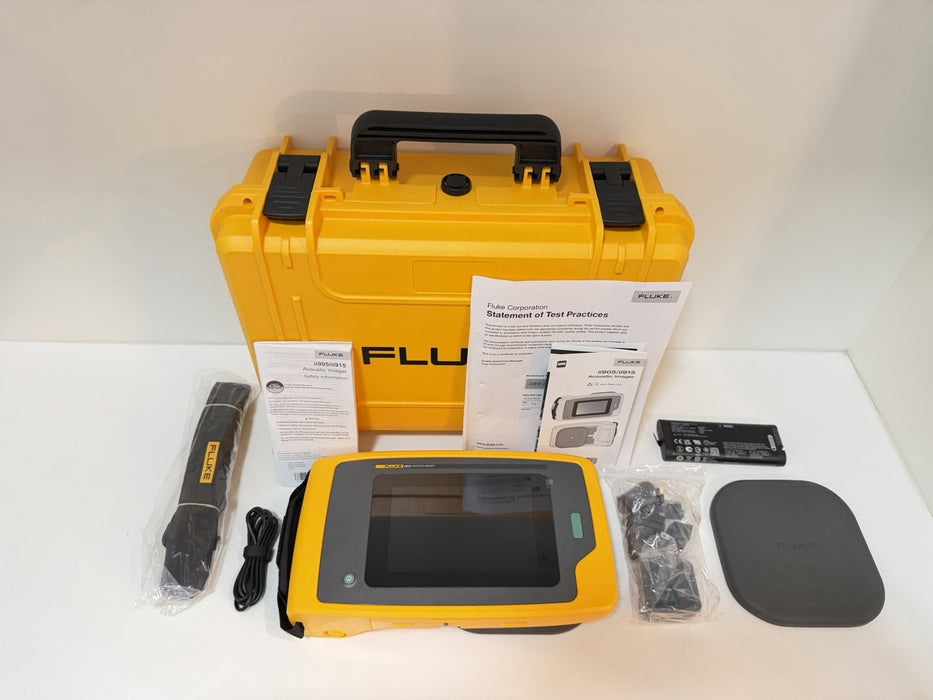 FLUKE ii915 ACOUSTIC IMAGER2-100KHZ W/LEAKQ PDQ MECQ & WIFI (CALIBRATED 2025)NEW