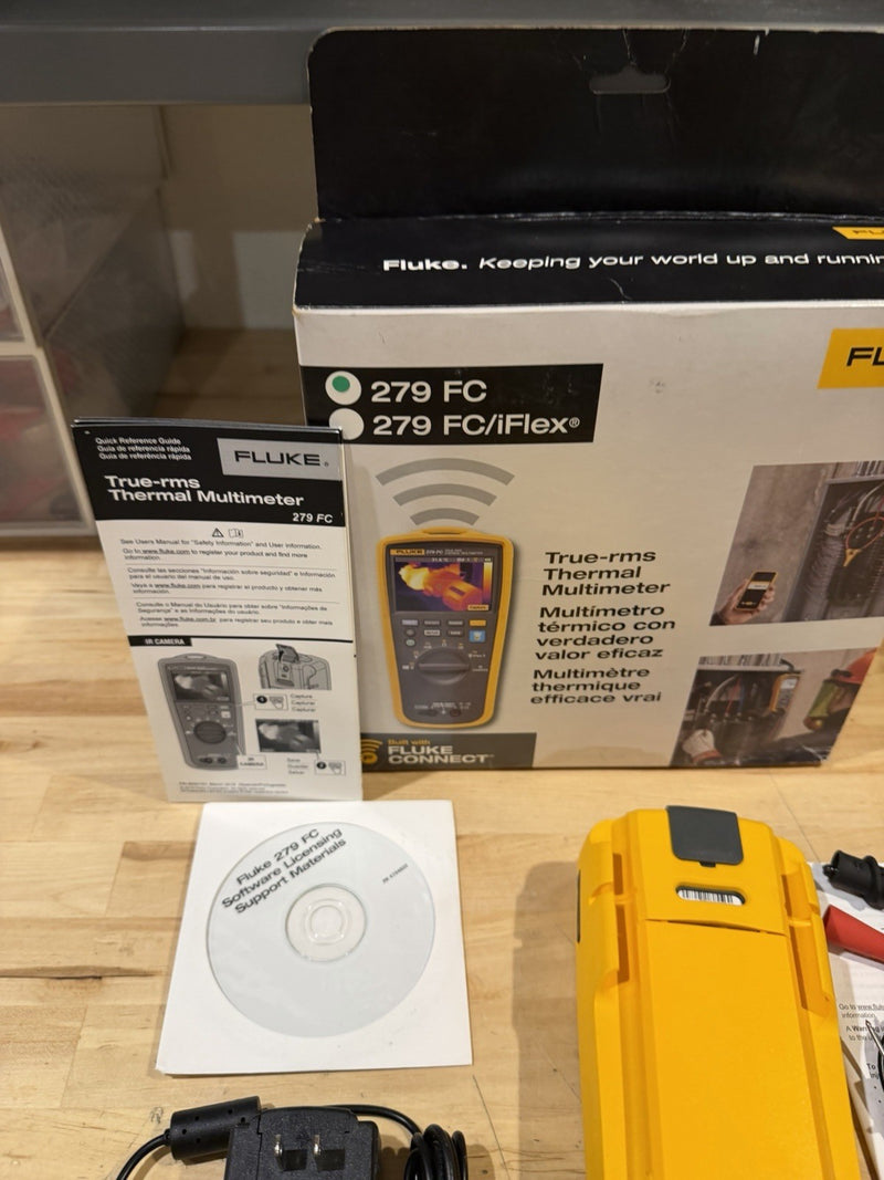 FLUKE 279 FC TRUE-RMS THERMAL MULTIMETER KIT (SHIPS FAST) FREE SHIPPING - NEW