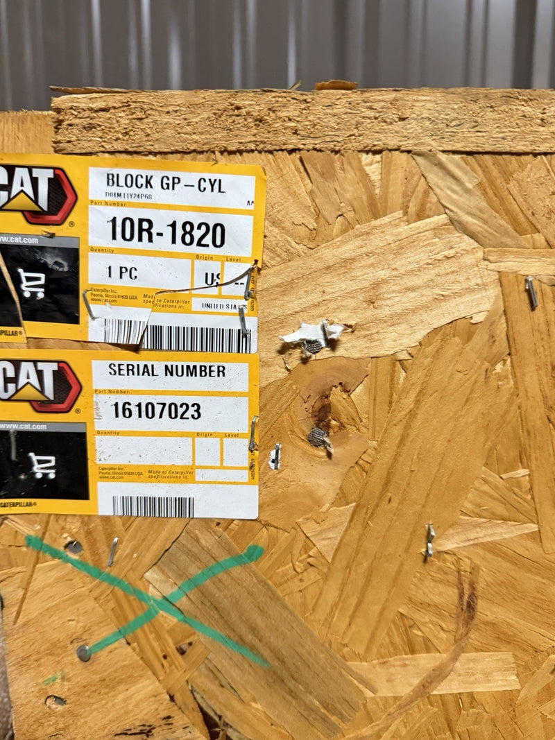 CAT 10R-1820 3126 SHORT BLOCK (NEW SEALED) - GENUINE OEM / SHIPS FREE