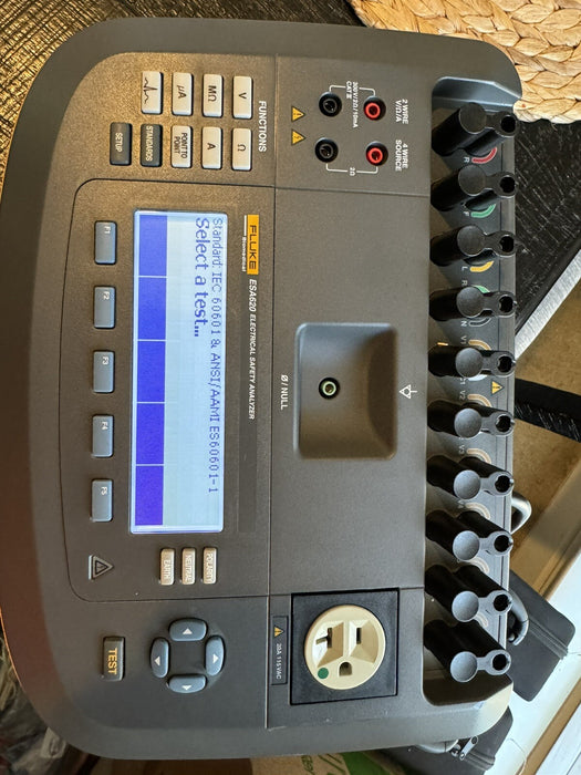FLUKE ESA620 ELECTRICAL SAFETY ANALYZER CALIBRATED 2024