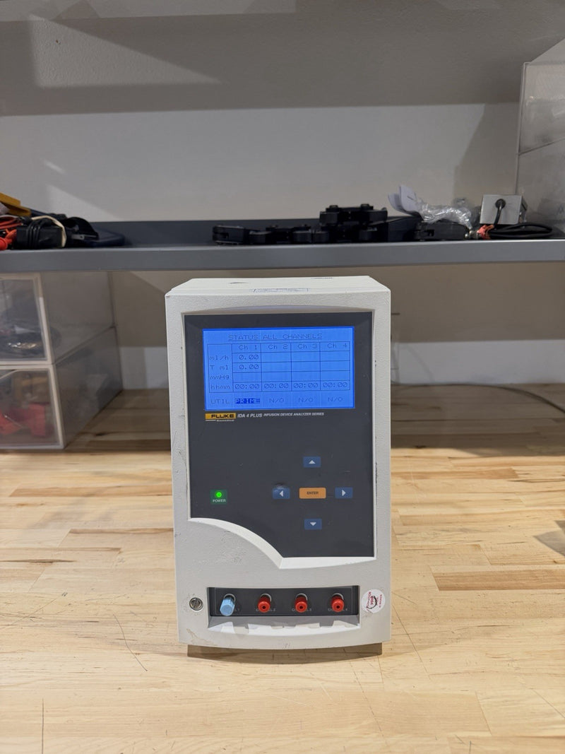 FLUKE BIOMEDICAL IDA 4 PLUS INFUSION DEVICE ANALYZER (CALIBRATED 2027)SHIPS FREE