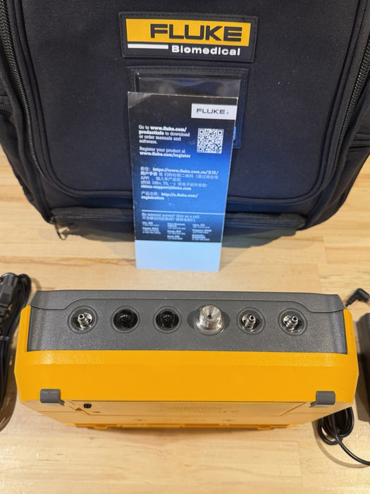 FLUKE VT900 GAS FLOW ANALYZER W/CASE & CHARGER-FREE SHIPPING (TESTED)