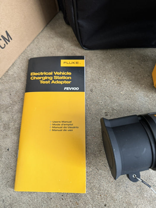 FLUKE FEV100/TY1 ADAPTER KIT FOR ELECTRIC VEHICLE CHARGING STATIONS NEW SEALED