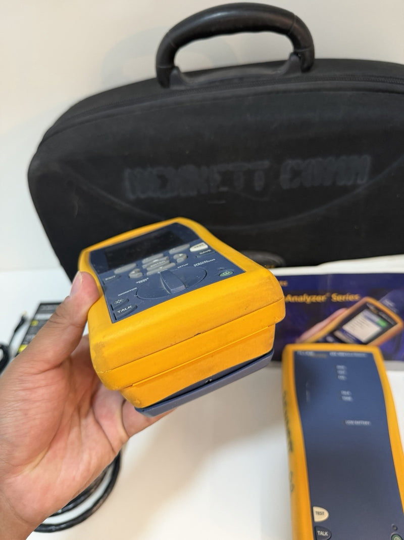 FLUKE NETWORKS DTX-1800 DTX CABLE ANALYZER KIT & PLA001 TESTED
