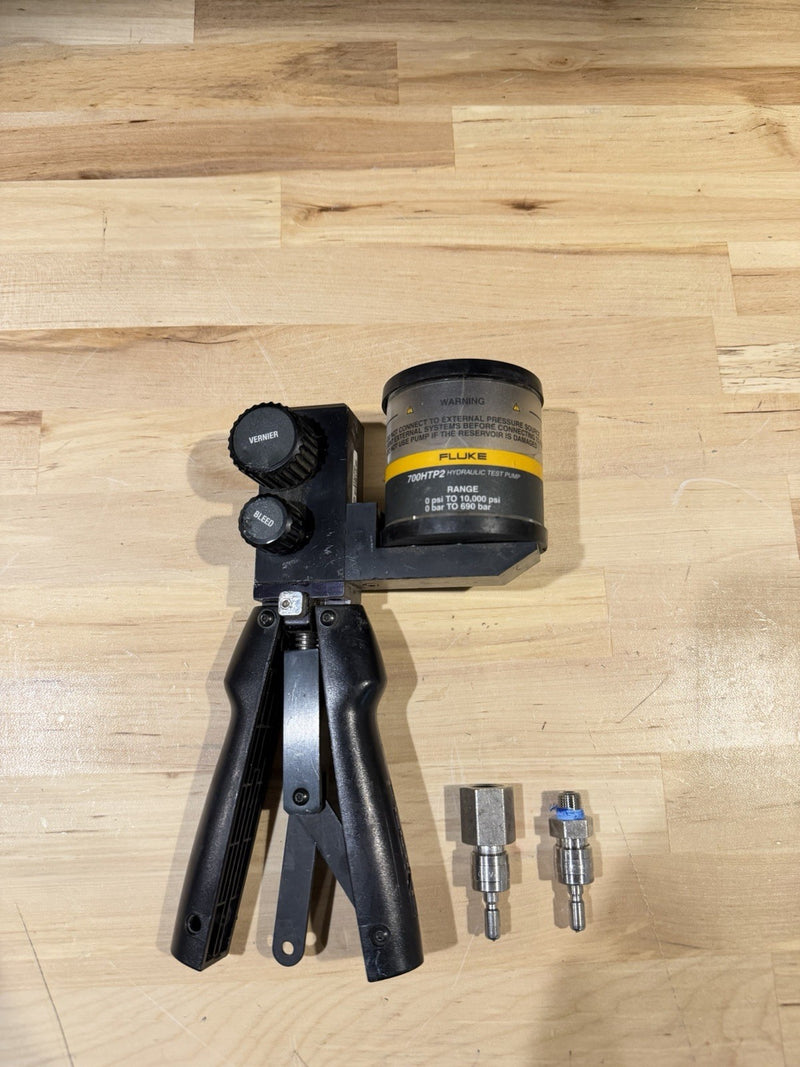 FLUKE 700HTP-2 HYDRAULIC TEST PUMP 10,000 PSI 690 BAR TESTED