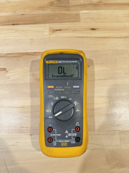 FLUKE 28 II TRUE RMS MULTIMETER FOR PARTS